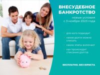 Подробнее: Информация о внесении изменений по банкротству...